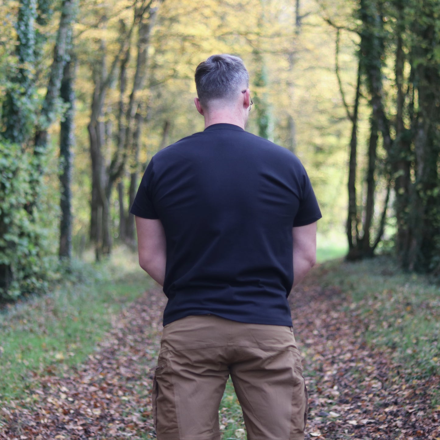 T-shirt brodé Minotaur noir