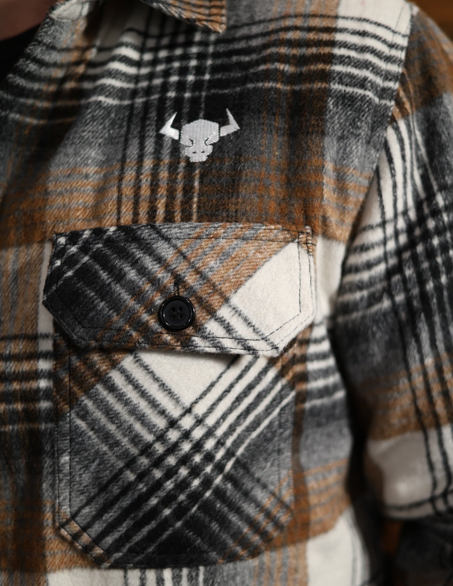 Sur-chemise à carreaux