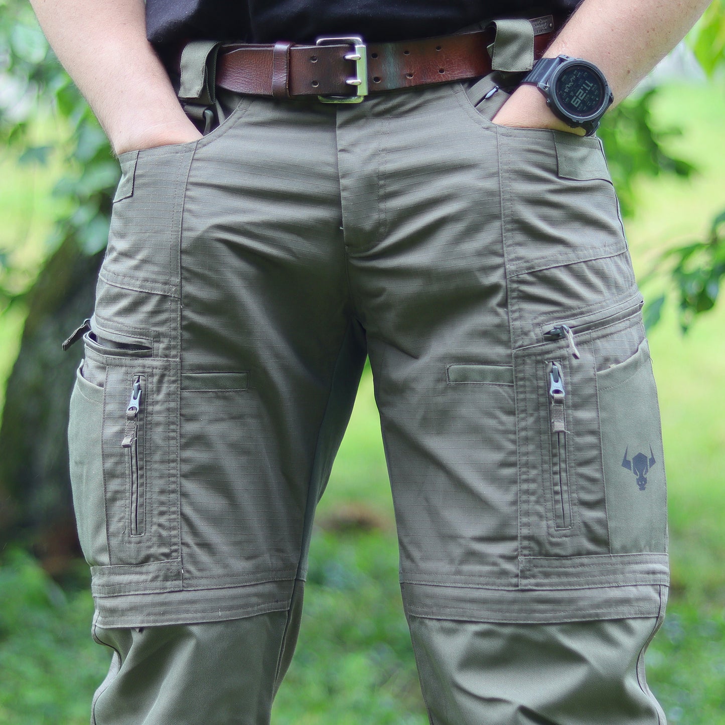 Pantalon Worker vert