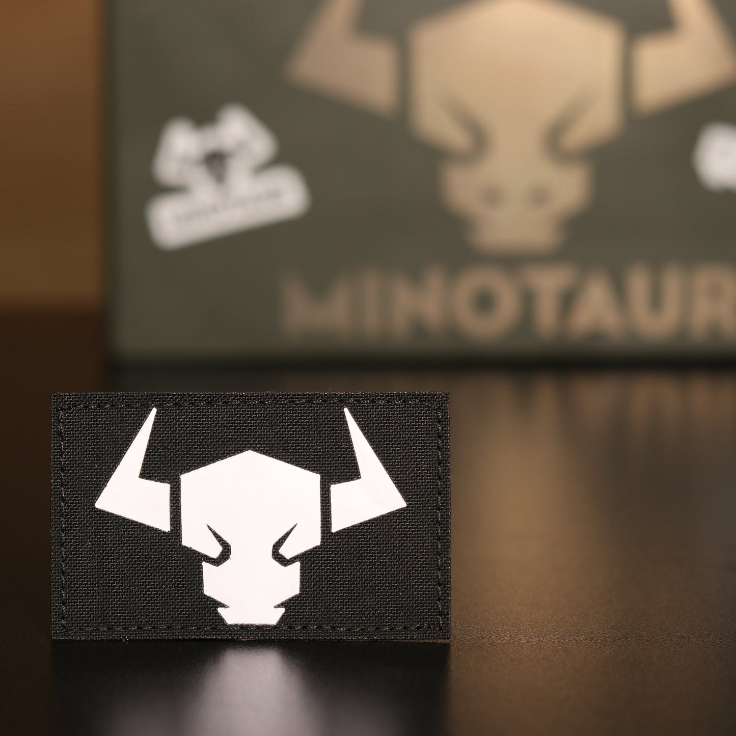 Patch Minotaur lasercut