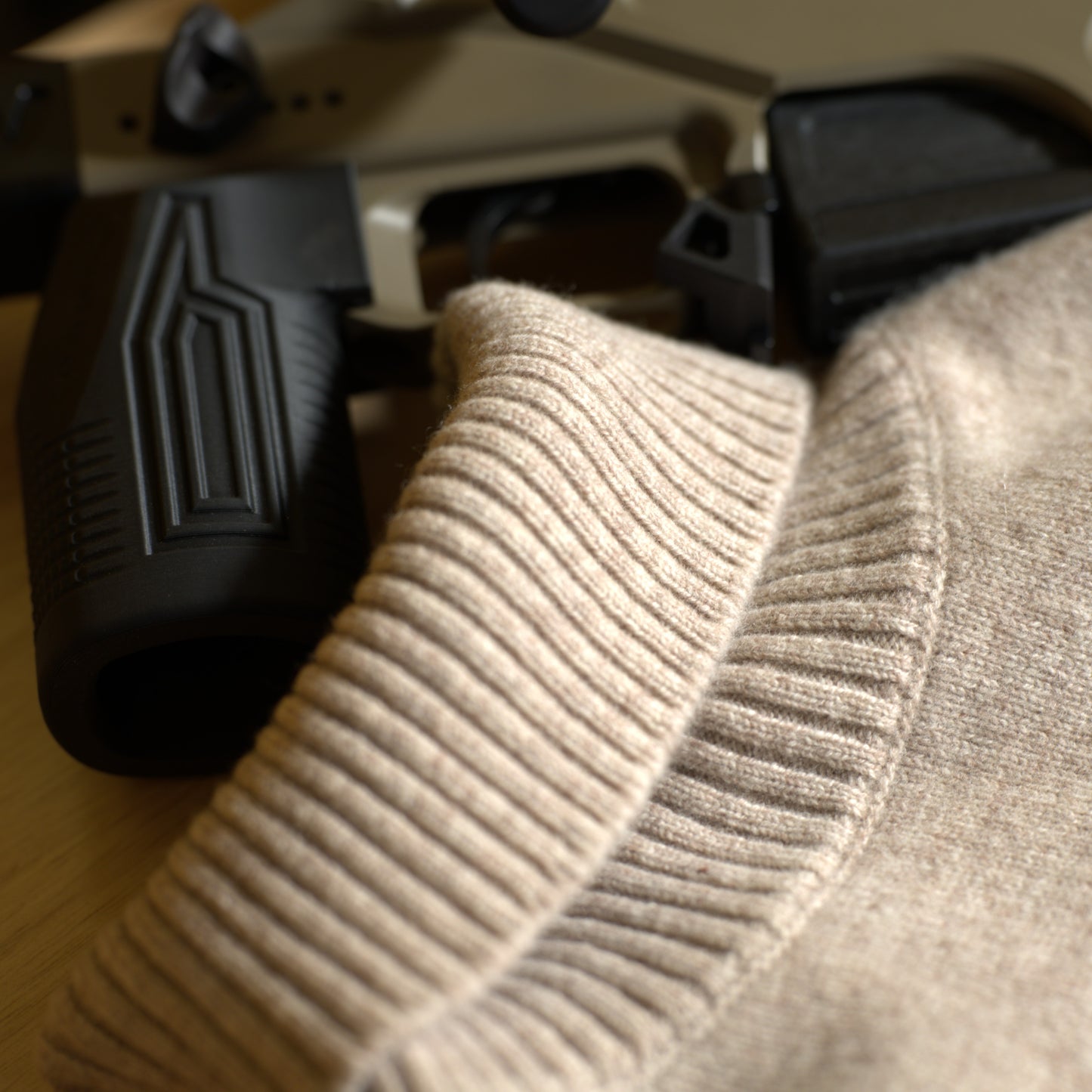 Pull col roulé laine Merinos