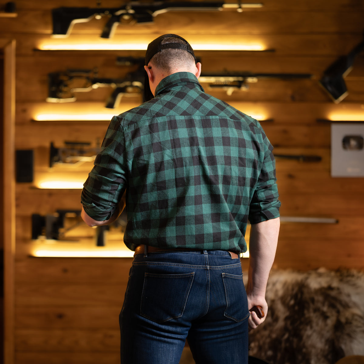 Chemise Bucheron Minotaur - Vert forêt